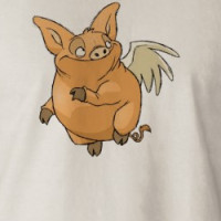 Flying Pig 1 T-shirt