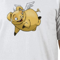 Flying Pig 2 T-shirt