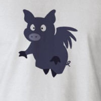 Flying Pig Graphic T-Shirt T-shirt