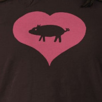 I Heart Pigs Tee T-shirt