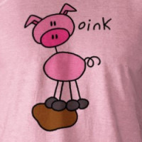 Pig Says Oink T-shirts and Gifts T-shirt