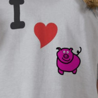 piggy love T-shirt