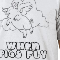 pigs fly T-shirt