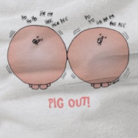 Pigs Laughing! T-shirt
